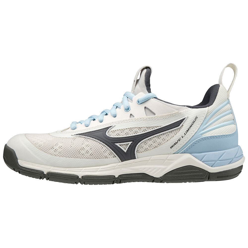 Damske Volejbalove Tenisky Mizuno Wave Luminous Biele/Siva Vypredaj LJYB46859